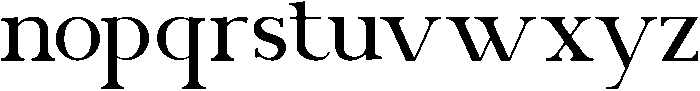 Magnolia otf (400) Font LOWERCASE