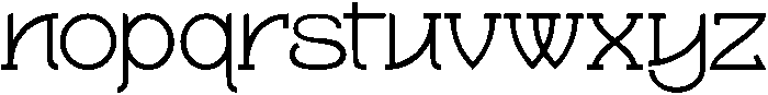 Magnolia otf (400) Font LOWERCASE