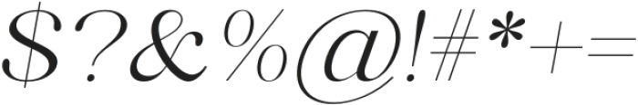 MagnoliaGlamour-Italic otf (400) Font OTHER CHARS