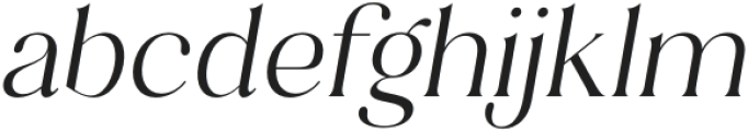 MagnoliaGlamour-Italic otf (400) Font LOWERCASE