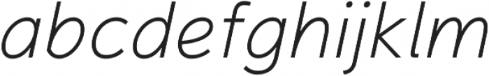 Magnum Sans Extra Light Italic otf (200) Font LOWERCASE