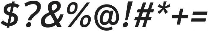 Magnum Sans Medium Italic otf (500) Font OTHER CHARS