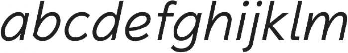 Magnum Sans Pro Light Italic otf (300) Font LOWERCASE