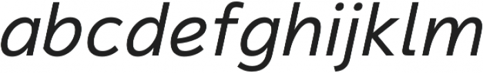 Magnum Sans Pro Regular Italic otf (400) Font LOWERCASE