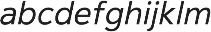 Magnum Sans Pro Regular Oblique otf (400) Font LOWERCASE