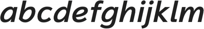 Magnum Sans Pro Semi Bold Italic otf (600) Font LOWERCASE