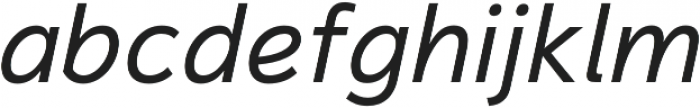 Magnum Sans Regular Italic otf (400) Font LOWERCASE
