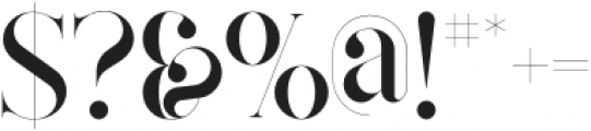 Magoa Regular otf (400) Font OTHER CHARS