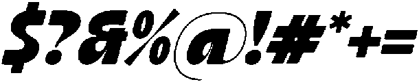 Magot Italic Italic otf (400) Font OTHER CHARS