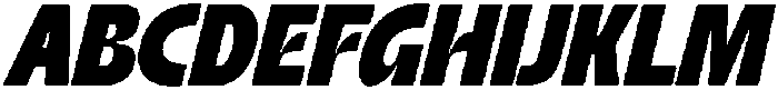 Magot Italic Italic otf (400) Font UPPERCASE