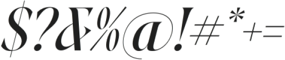 Magoth Italic Italic otf (400) Font OTHER CHARS