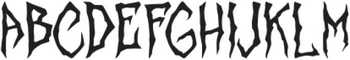 Magozzet-Regular otf (400) Font UPPERCASE
