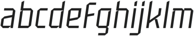 Magr Light Italic otf (300) Font LOWERCASE