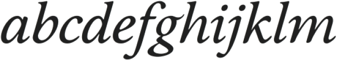 Magreb Medium Italic otf (500) Font LOWERCASE