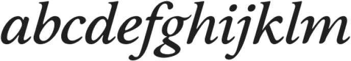 Magreb Semi Bold Italic otf (600) Font LOWERCASE