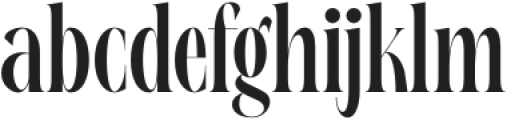 Magrefin otf (400) Font LOWERCASE