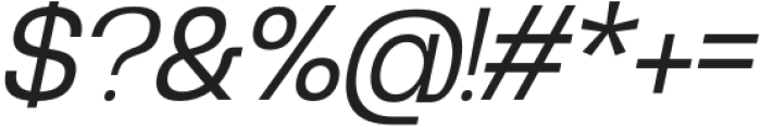 Magseva Italic otf (400) Font OTHER CHARS