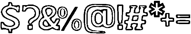 Maguno ttf (400) Font OTHER CHARS