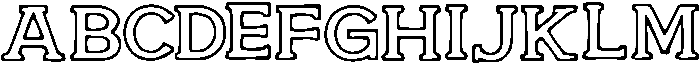 Maguno ttf (400) Font UPPERCASE