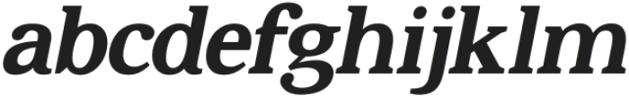 Magus Medium Italic otf (500) Font LOWERCASE