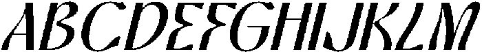 Magvix Italic otf (400) Font UPPERCASE