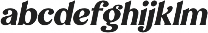 Magzo Italic Alternate otf (400) Font LOWERCASE