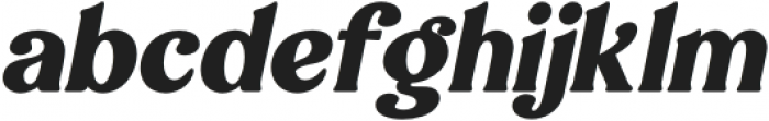 Magzo Italic Bold otf (700) Font LOWERCASE