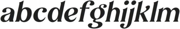 Magzo Italic Regular otf (400) Font LOWERCASE
