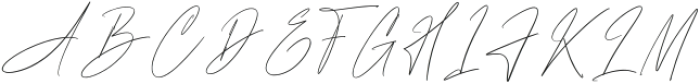 Mahallina Signature Regular otf (400) Font UPPERCASE