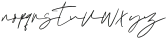 Mahallina Signature Regular otf (400) Font LOWERCASE