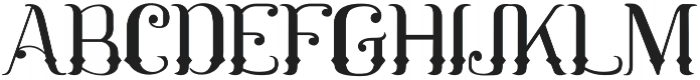 Mahaputra Regular otf (400) Font UPPERCASE