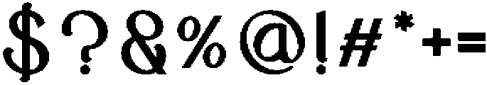 Maharaja otf (400) Font OTHER CHARS