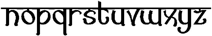 Maharaja otf (400) Font LOWERCASE