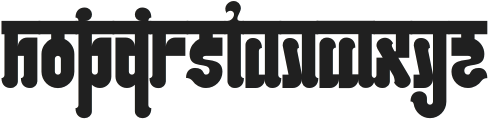 Mahatie Regular otf (400) Font LOWERCASE