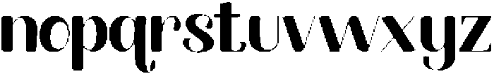 Maheng Bold ttf (700) Font LOWERCASE