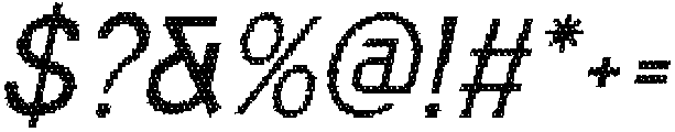 Maheni Disco Italic otf (400) Font OTHER CHARS