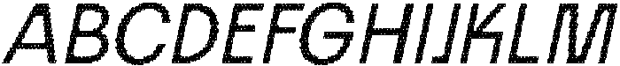 Maheni Disco Italic otf (400) Font UPPERCASE