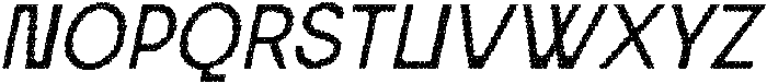 Maheni Disco Italic otf (400) Font UPPERCASE