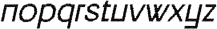 Maheni Disco Italic otf (400) Font LOWERCASE