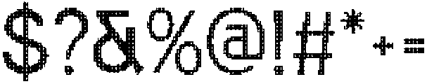 MaheniDisco-Regular otf (400) Font OTHER CHARS