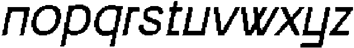 MaheniPixel-Regular otf (400) Font LOWERCASE