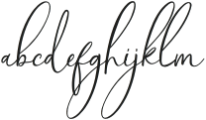 Mahenka Script otf (400) Font LOWERCASE