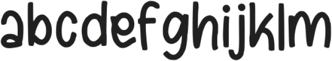 Mahequi Regular otf (400) Font LOWERCASE