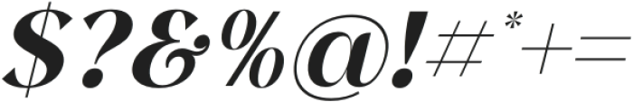 Mahgin Italic otf (400) Font OTHER CHARS
