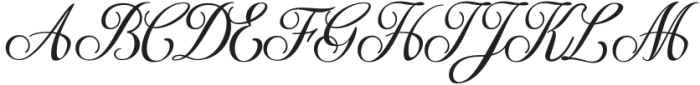 Mahogany-Regular otf (400) Font UPPERCASE