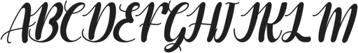 Maiborn Italic otf (400) Font UPPERCASE