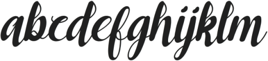 Maiborn Italic otf (400) Font LOWERCASE