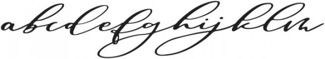 Maid Of Honor otf (400) Font LOWERCASE