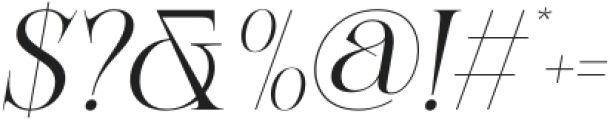 Maiden Luxor Italic otf (400) Font OTHER CHARS