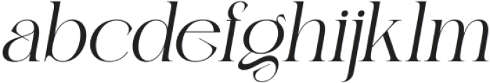 Maiden Luxor Italic otf (400) Font LOWERCASE